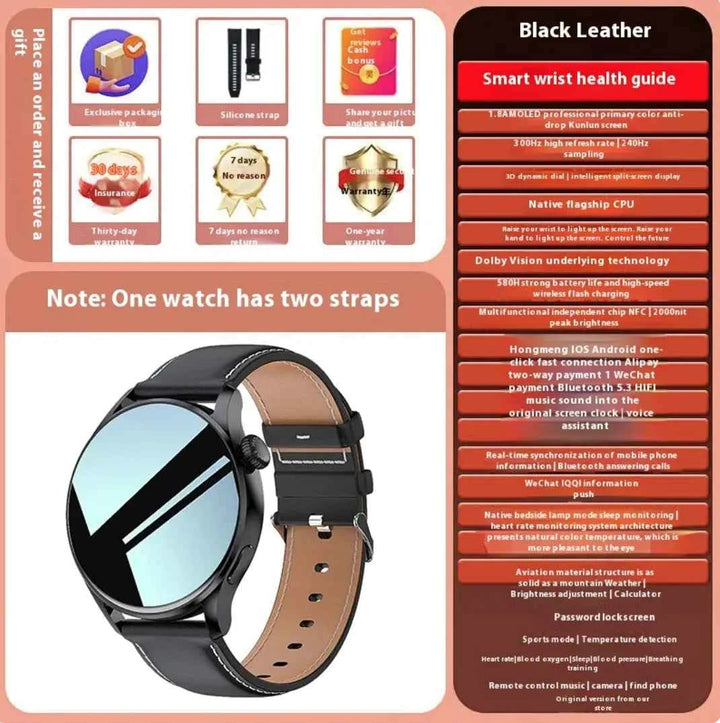 Multifunction Smart Watch with Bluetooth Calling