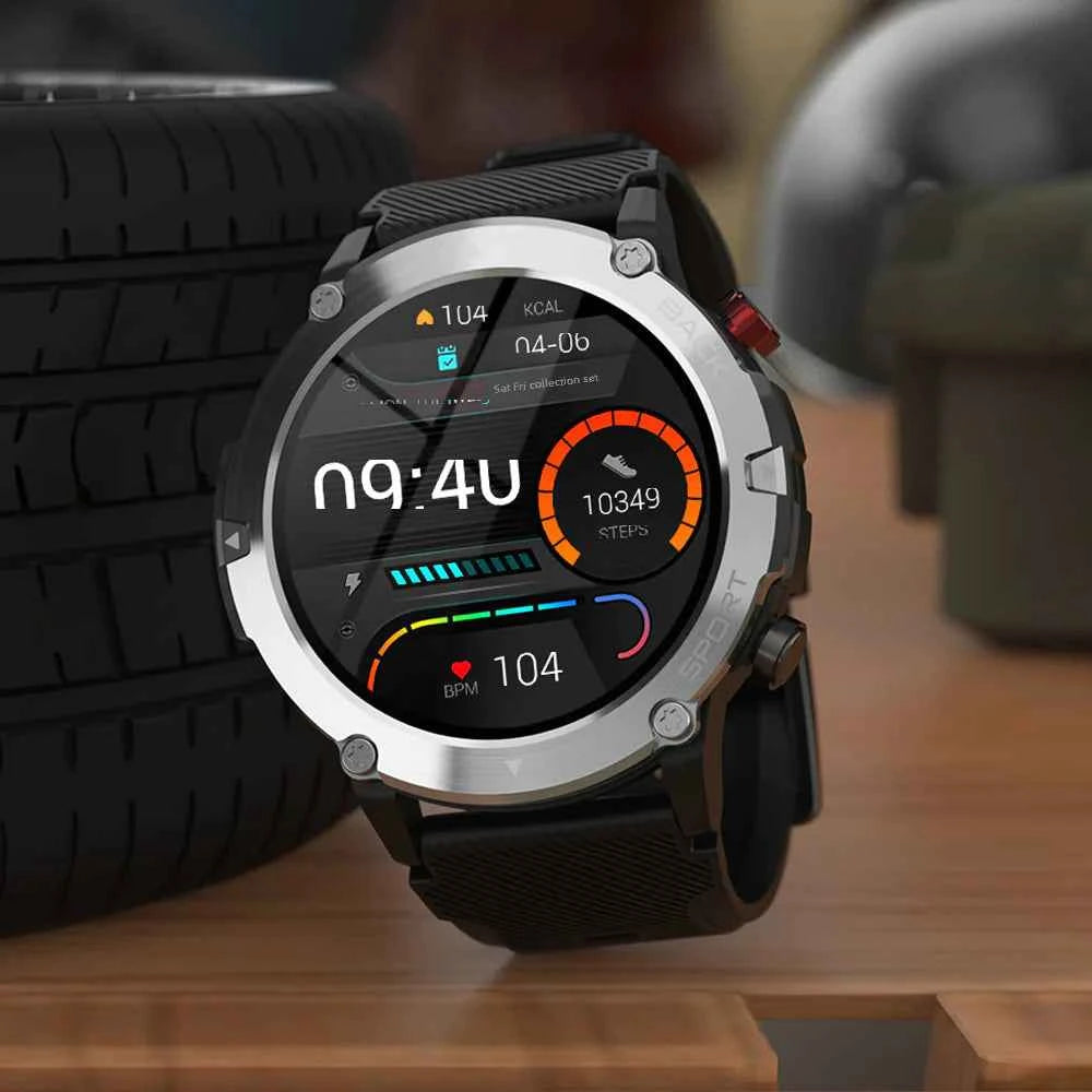 C21 Smartwatch with Bluetooth, Waterproof, Heart Rate Monitor