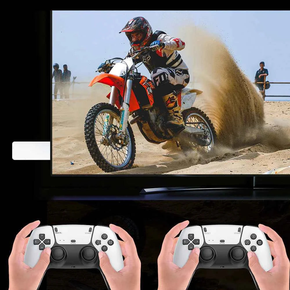 M15 HDMI 4K TV Game Console with Dual Controllers