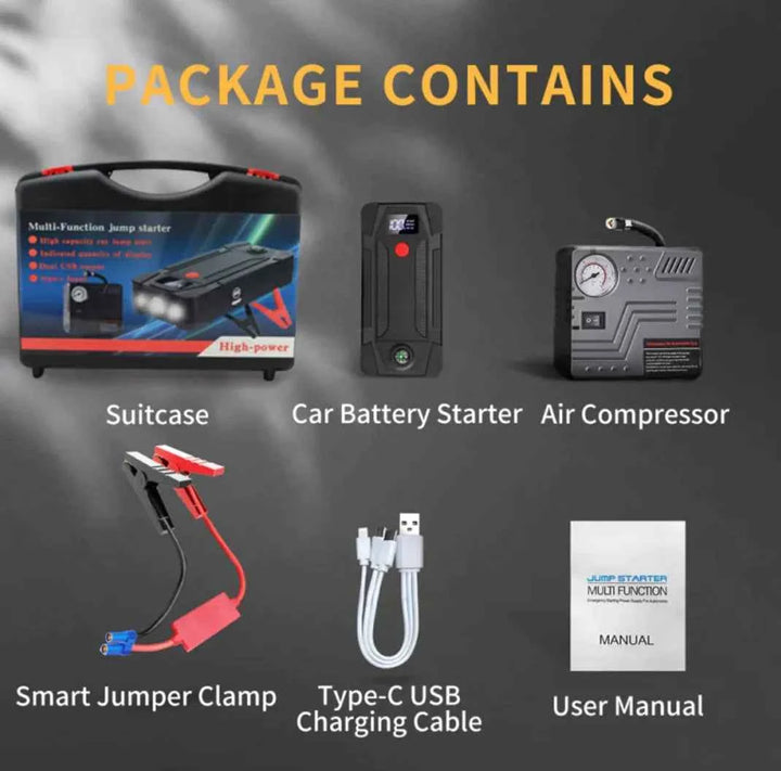 LCD Car Emergency Power Bank