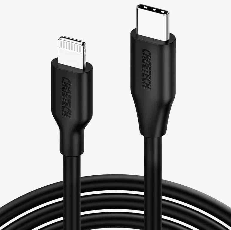 CHOETECH 2m USB-C to Lightning MFi Certified Cable
