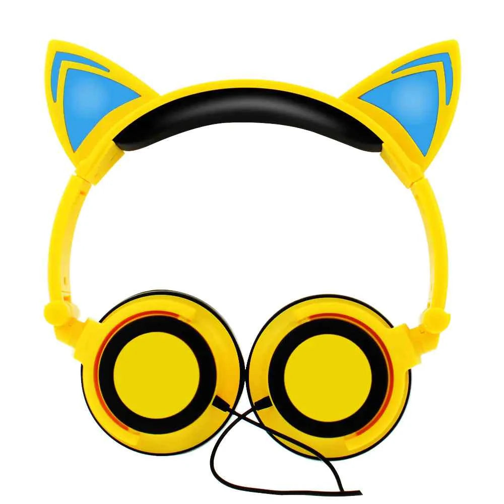 LED Cat Ear Headphones