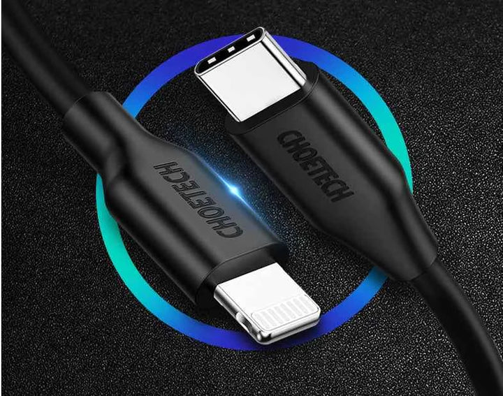 CHOETECH 2m USB-C to Lightning MFi Certified Cable