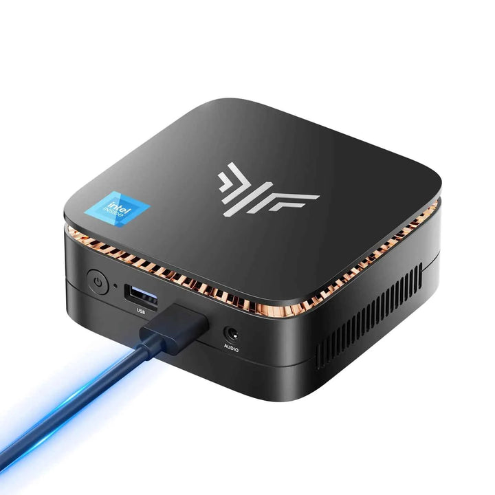 KAMRUI Essenx E1 Mini PC Alder Lake N97(up to 3.60 GHz)Windows 11 PRO 16GB DDR4 512GB M.2 SSD Mini Desktop Computer Mini Computers 4KWiFi 2.4G/5G Small PC Desktop Business Home Office Family-NAS