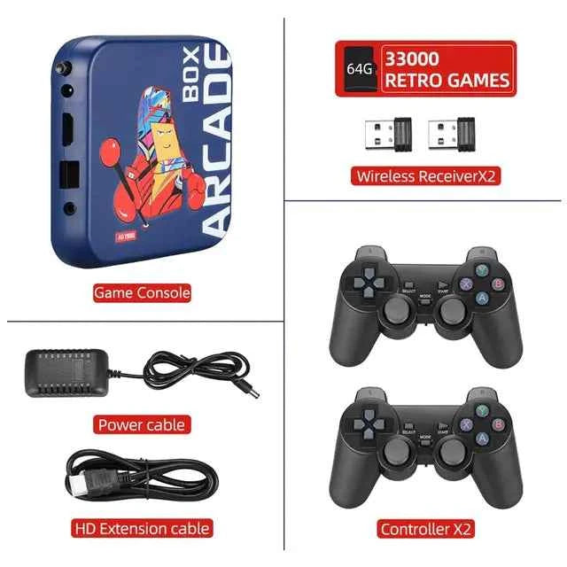 ARCADE Retro TV Game Console with 50,000 Games Support