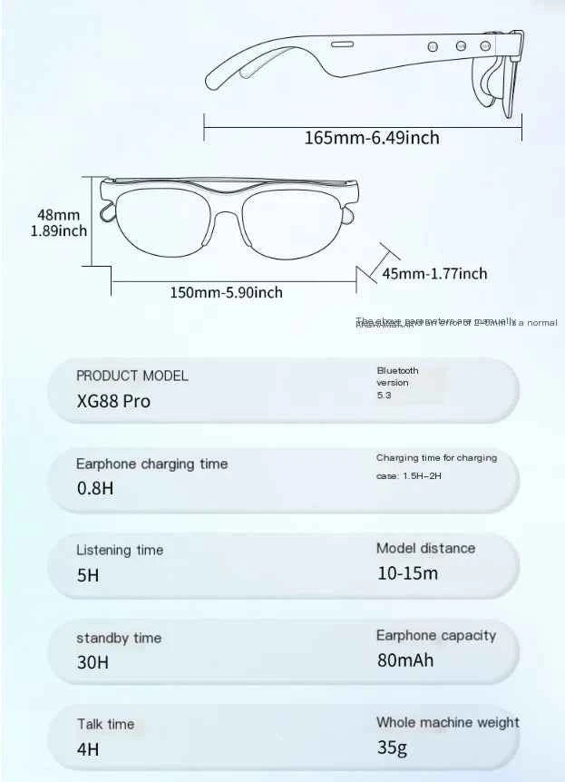 Smart Glasses with UV Protection