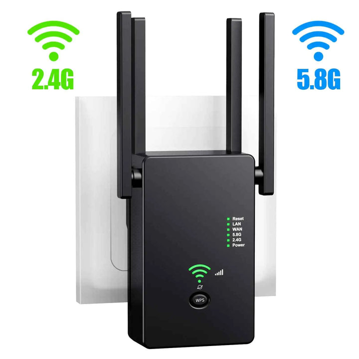 AC1200M WiFi Repeater and Gigabit Router Extender