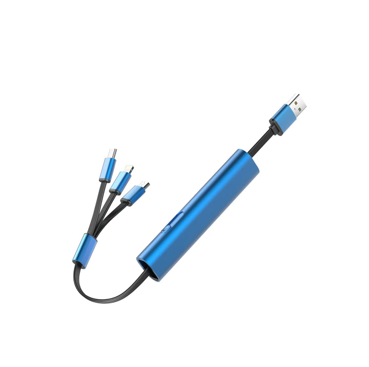 Portable Telescopic Data Cable - Type-C, Micro, Apple - Gizmocadia