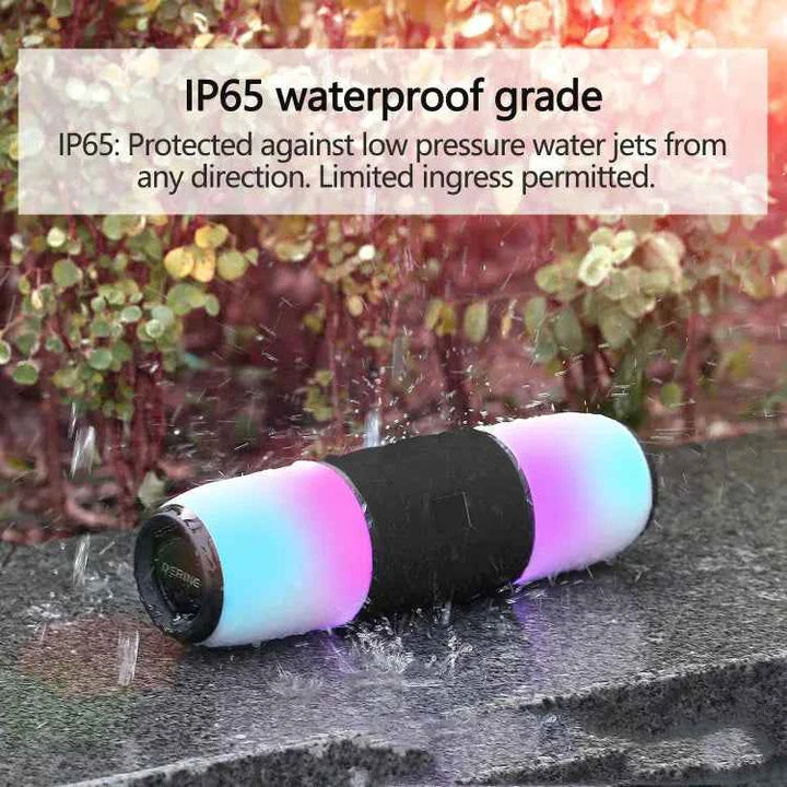 Waterproof Bluetooth Speaker with Dual Speakers & FM