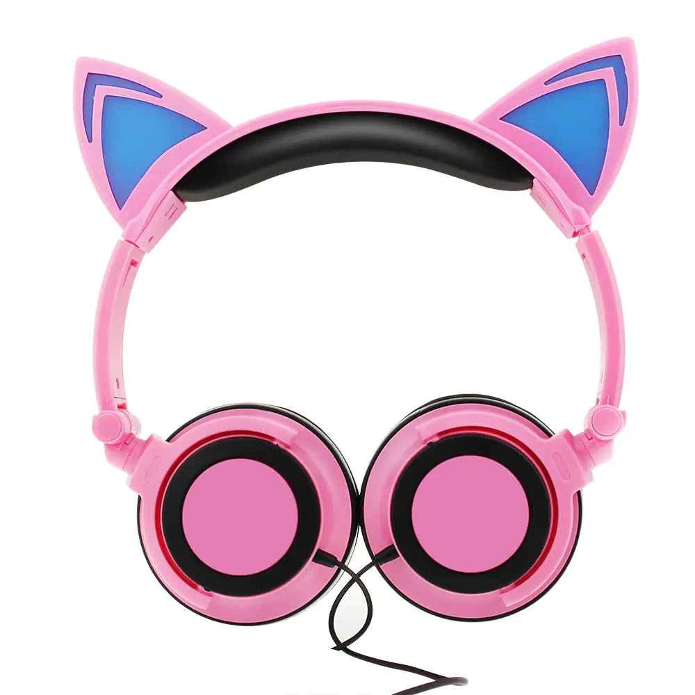 LED Cat Ear Headphones