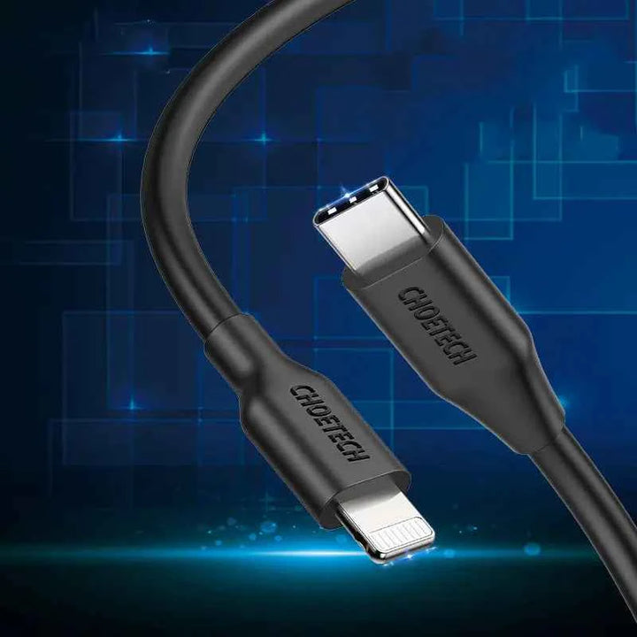 CHOETECH 2m USB-C to Lightning MFi Certified Cable