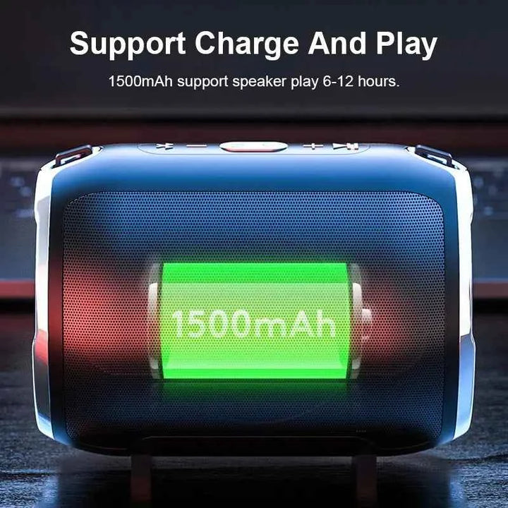 Portable Anti-Fall Bluetooth Speaker with Subwoofer