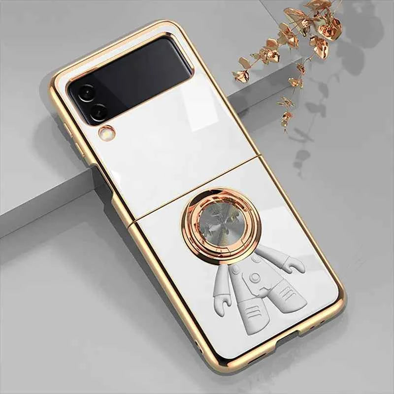 Samsung Galaxy Z Flip4 Electroplated Astronaut Case