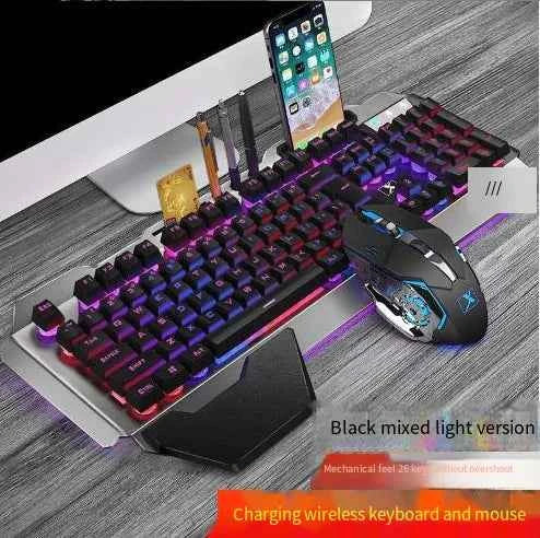 Ergonomic Mechanical Keyboard with RGB Backlight
