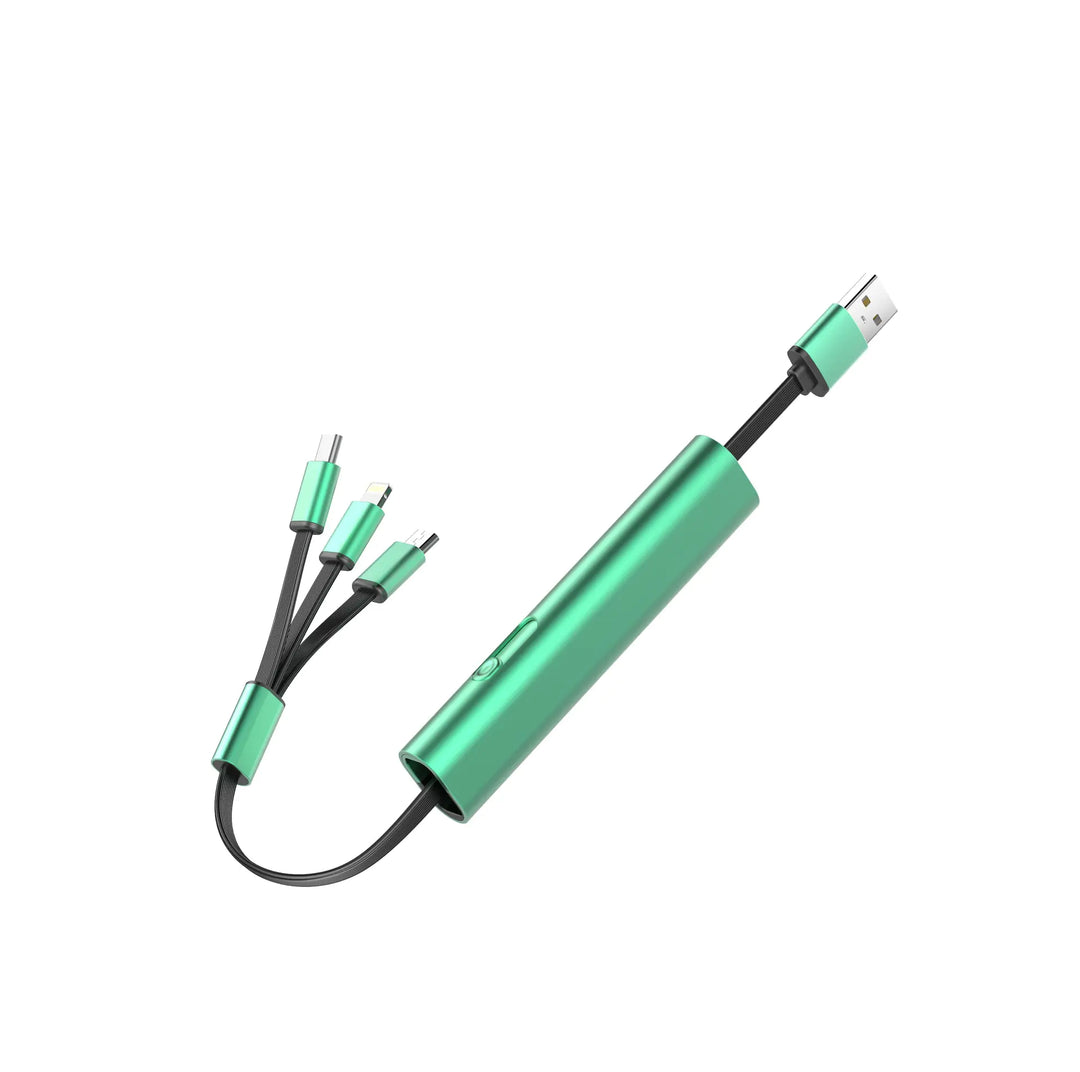 Portable Telescopic Data Cable - Type-C, Micro, Apple - Gizmocadia