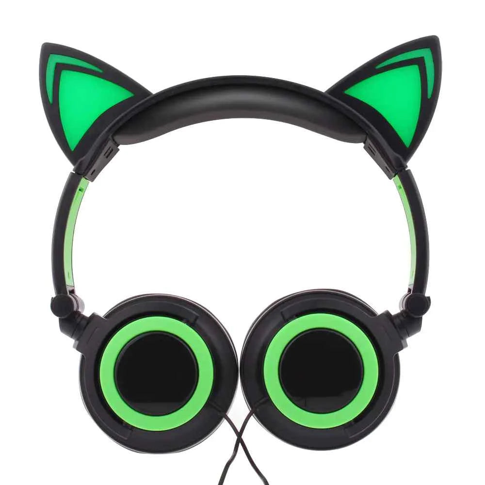 LED Cat Ear Headphones