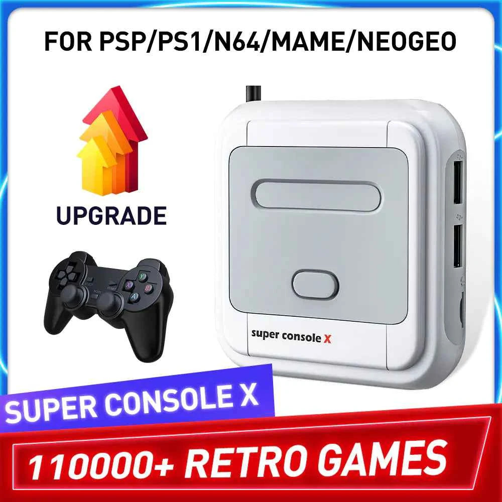 Super Console X Retro TV Game Console with 50,000 Games