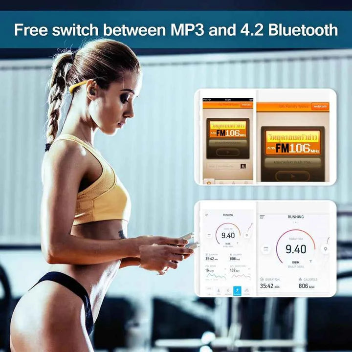 Tayogo MP8 Waterproof Bluetooth Swim Headphones