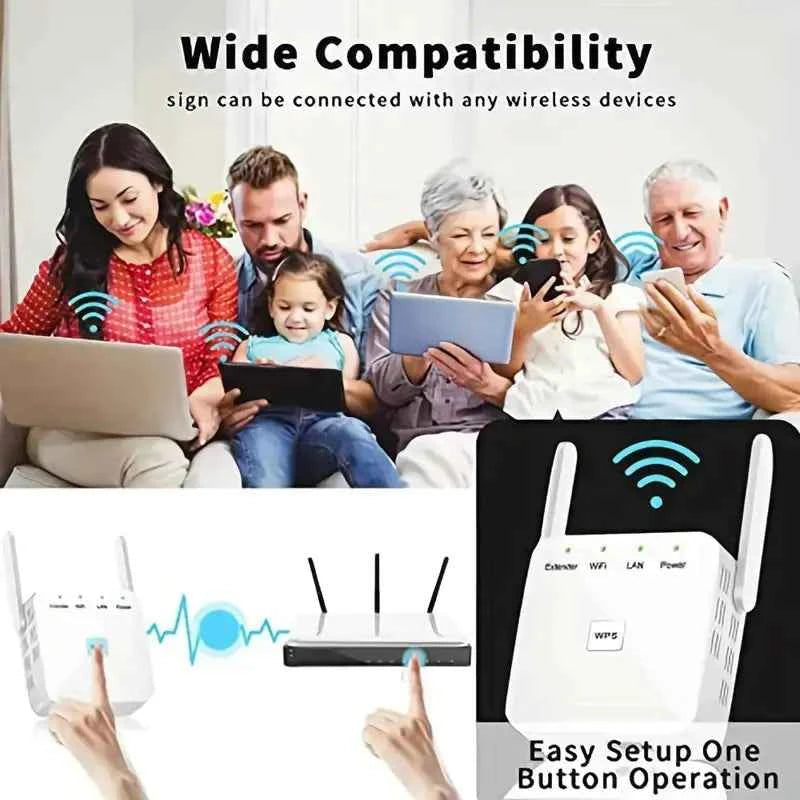 Wireless WiFi Signal Booster and Repeater for Home