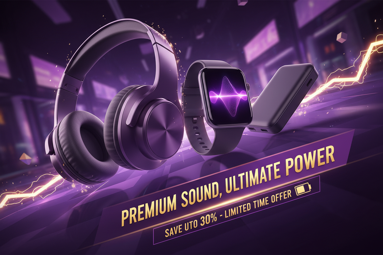 Electronics store advertisement 