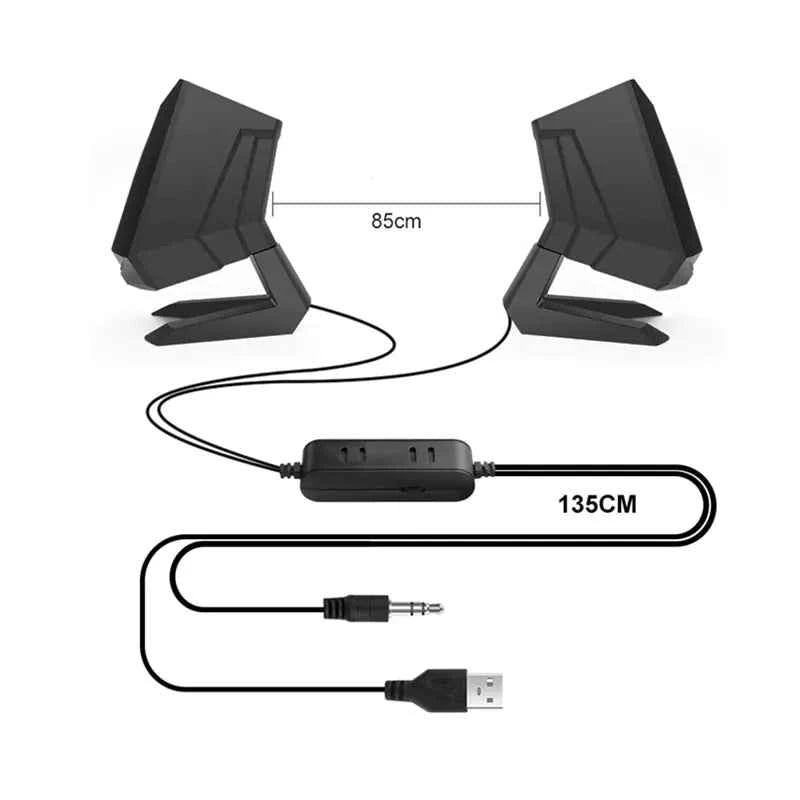 USB Multimedia Speakers for Computers