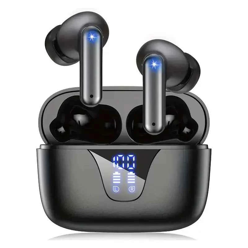 True Wireless Earbuds with 60H Playback and LED Display