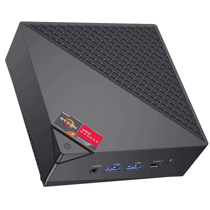 ACEMAGICIAN [Dual LAN Mini Gaming PC AMD Ryzen 7 5825U Mini PC 16GB DDR4 512GB SSD Mini Computers (8C/16T up to 4.5Ghz) 4K Triple Display Mini Desktop Bluetooth/WiFi 6/Office