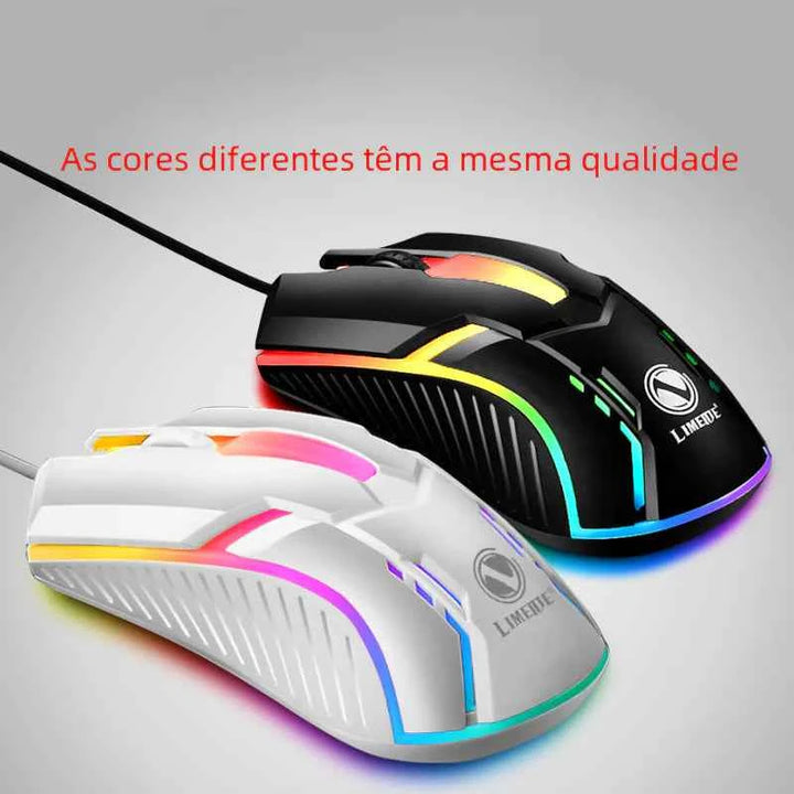 "Li Mei S1 Wired Backlit USB Gaming Mouse for Laptops"