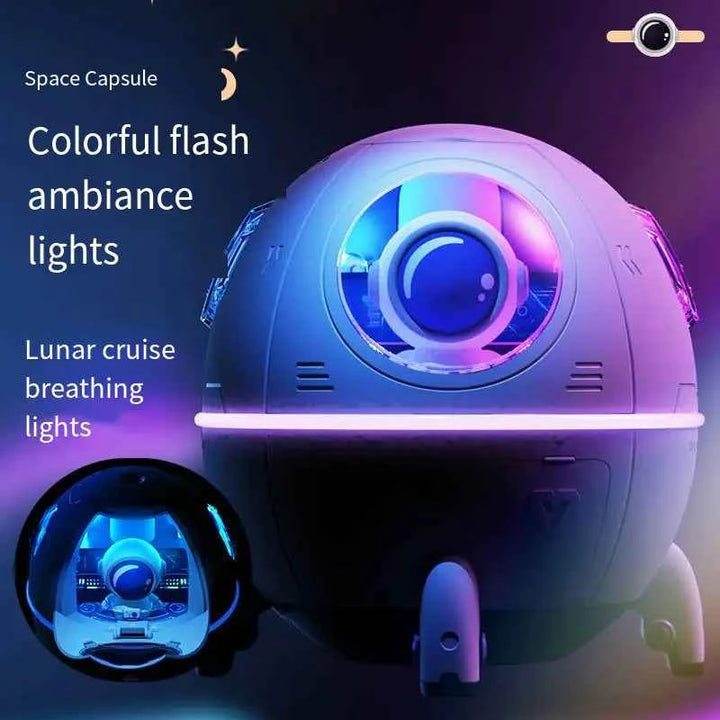 Astronaut Humidifier with Night Light and Air Purifier