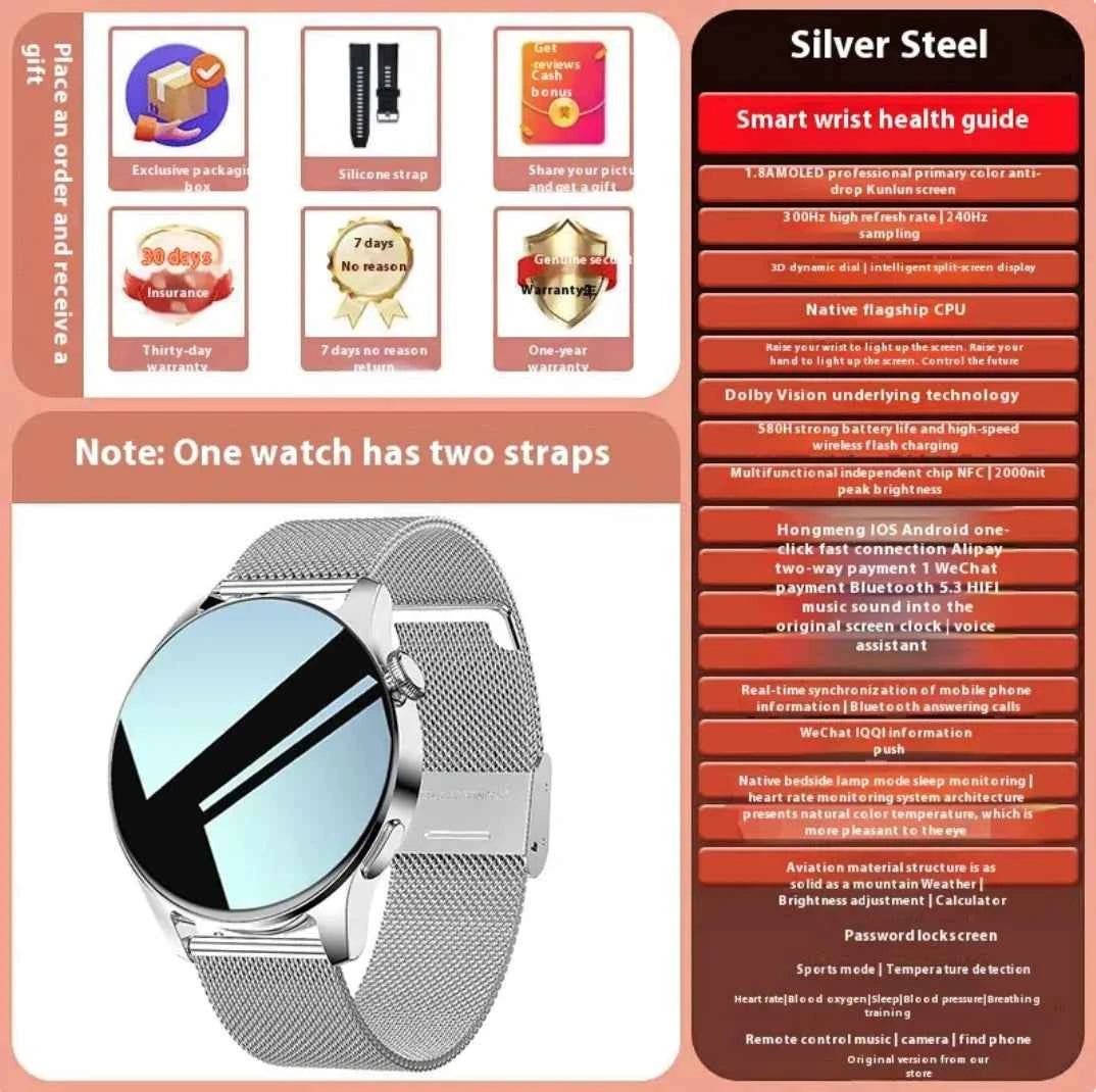 Multifunction Smart Watch with Bluetooth Calling