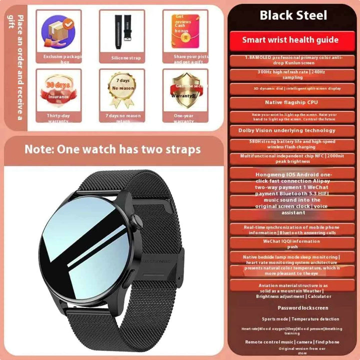 Multifunction Smart Watch with Bluetooth Calling