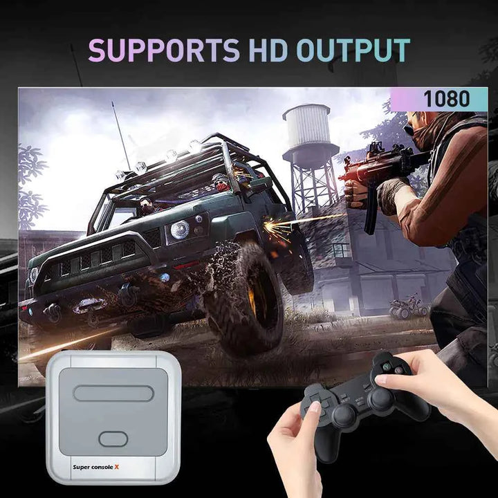 Super Console X Retro TV Game Console with 50,000 Games