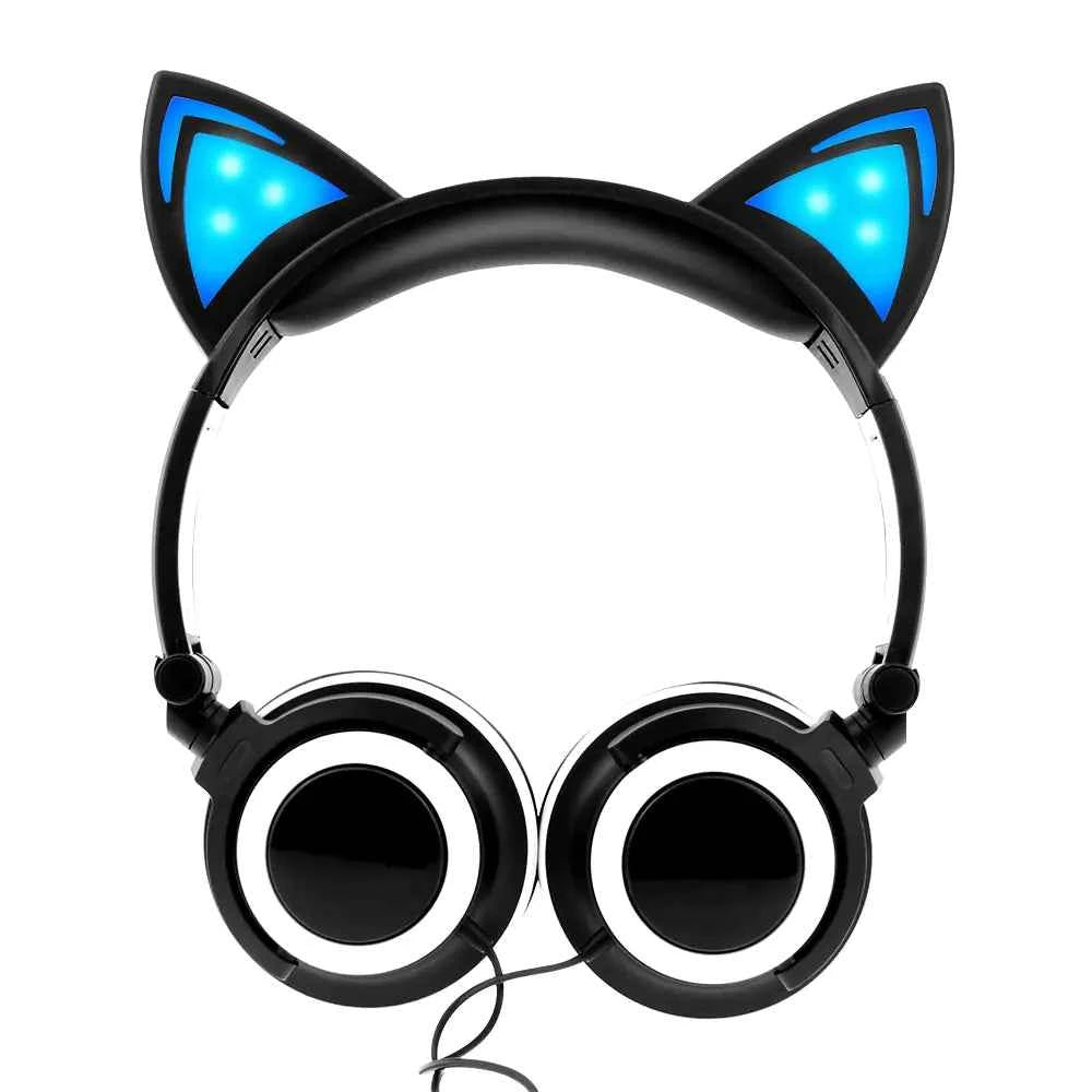 LED Cat Ear Headphones