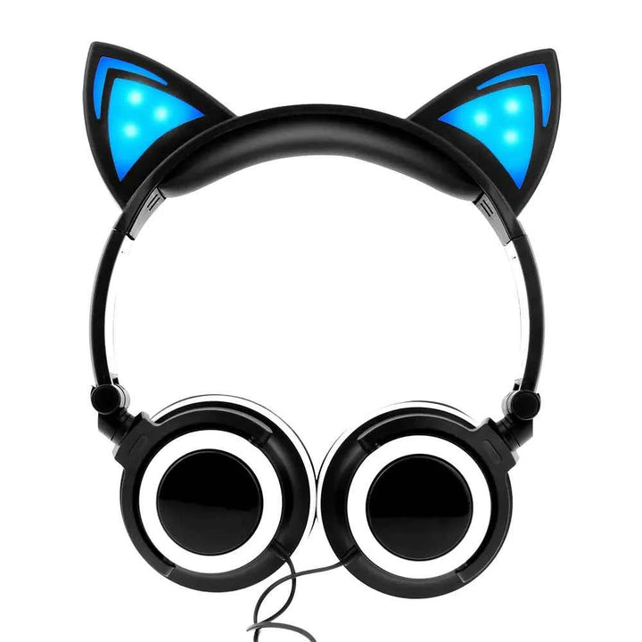 LED Cat Ear Headphones