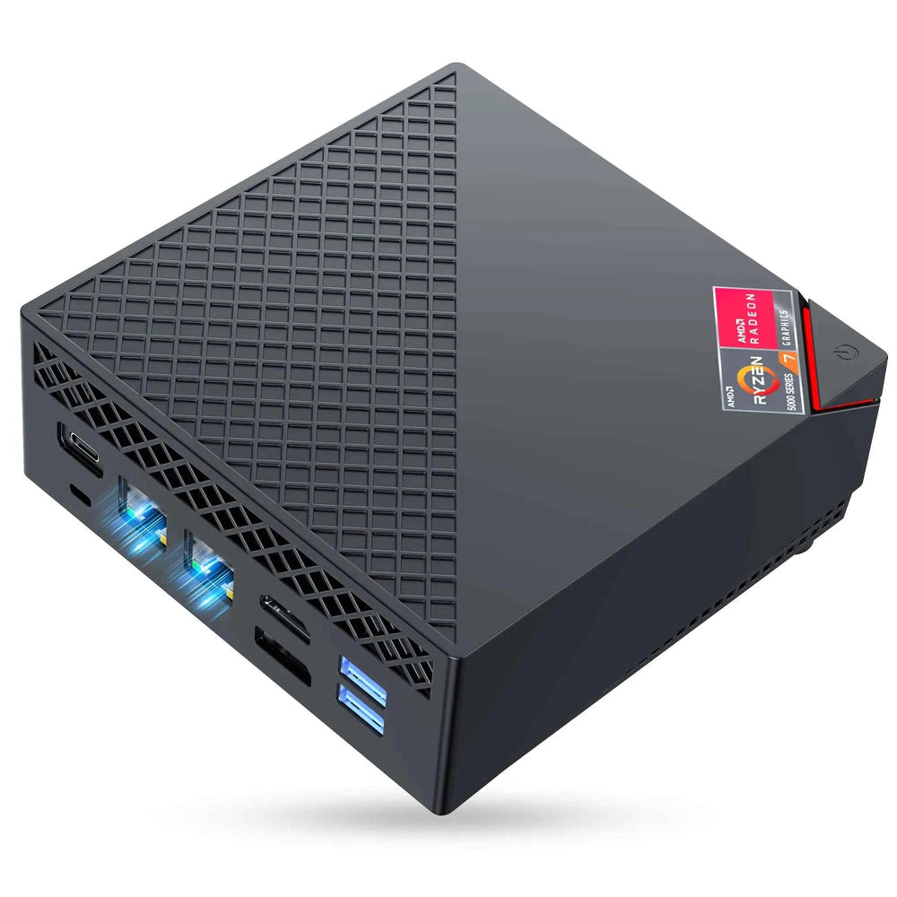 ACEMAGICIAN Mini Gaming PC AMD Ryzen 7 5800U Mini PC 16GB DDR4 512GB SSD Mini Computers (8C/16T up to 4.4GHz) Win 11 4K Triple Display Mini Desktop Computers Dual LAN 2.5G/BT5.2/WiFi 6/Dual Channel