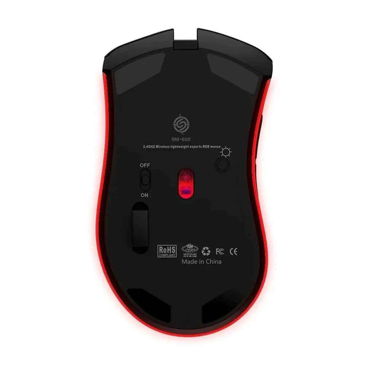 BM600 Rechargeable Wireless RGB Gaming Mouse for PC