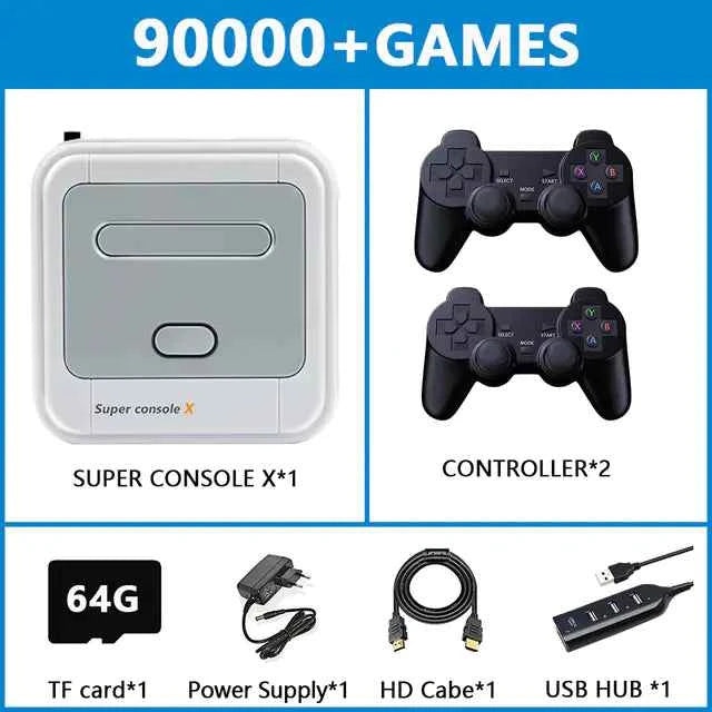Super Console X Retro TV Game Console with 50,000 Games