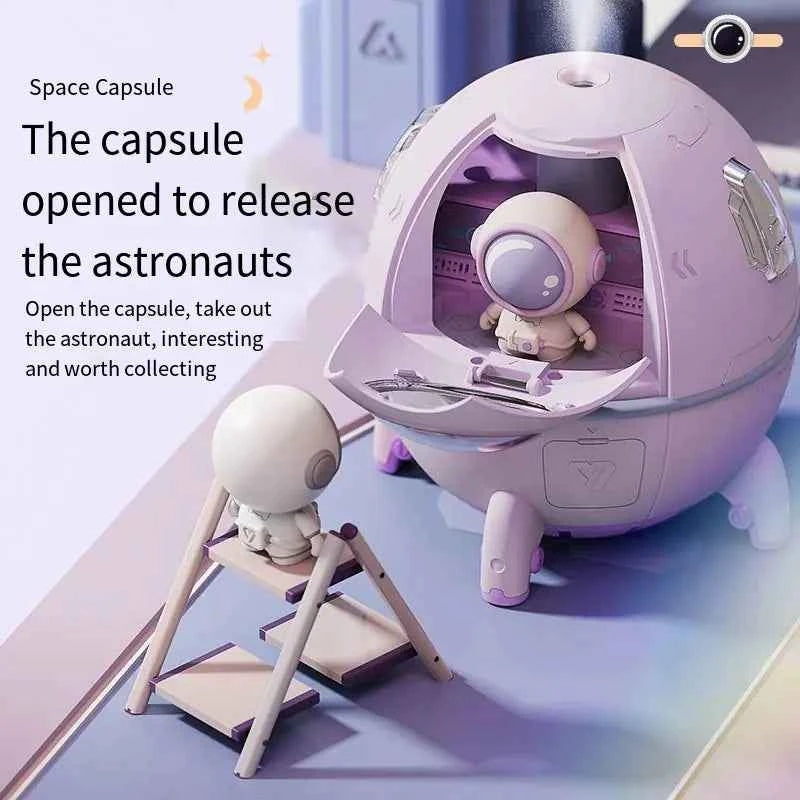 Astronaut Humidifier with Night Light and Air Purifier