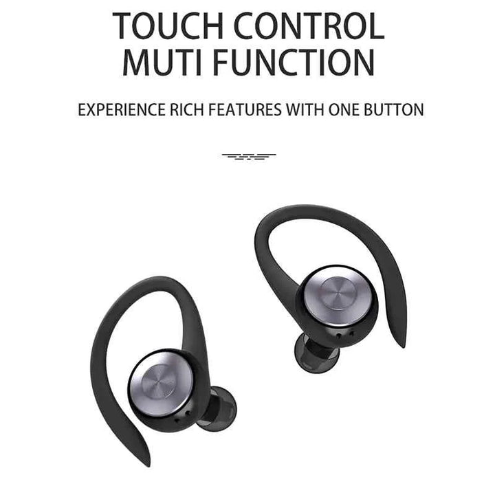 Waterproof TWS Bluetooth Earbuds with Charging Case