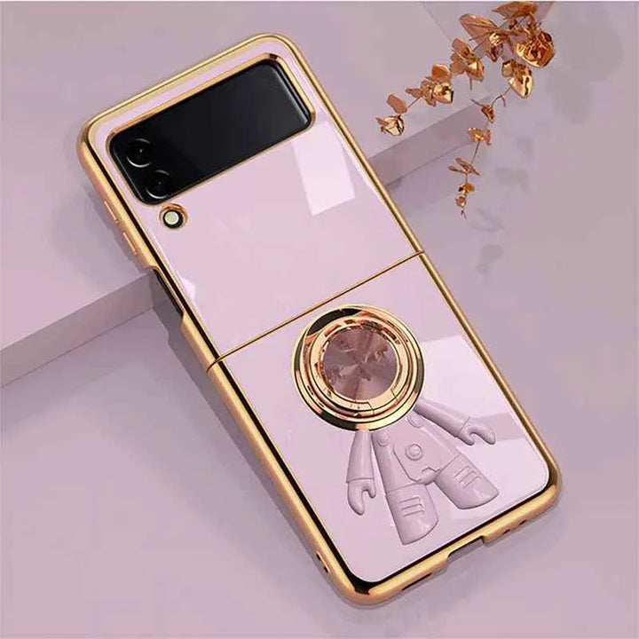 Samsung Galaxy Z Flip4 Electroplated Astronaut Case